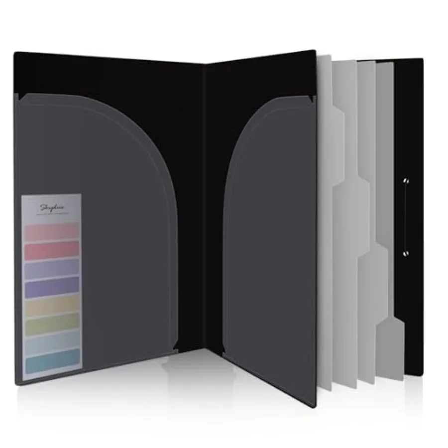 

Accordion File Organizer, 5 Pocket Expanding File Folders with Pockets, Document Organizer, Portable Paper Organizer School Off