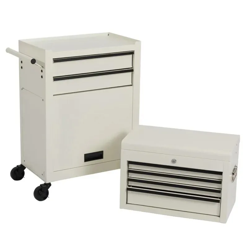 Light luxury American ins style industrial style cafe studio storage cart rack storage cabinet 226Z Xuefeng white
