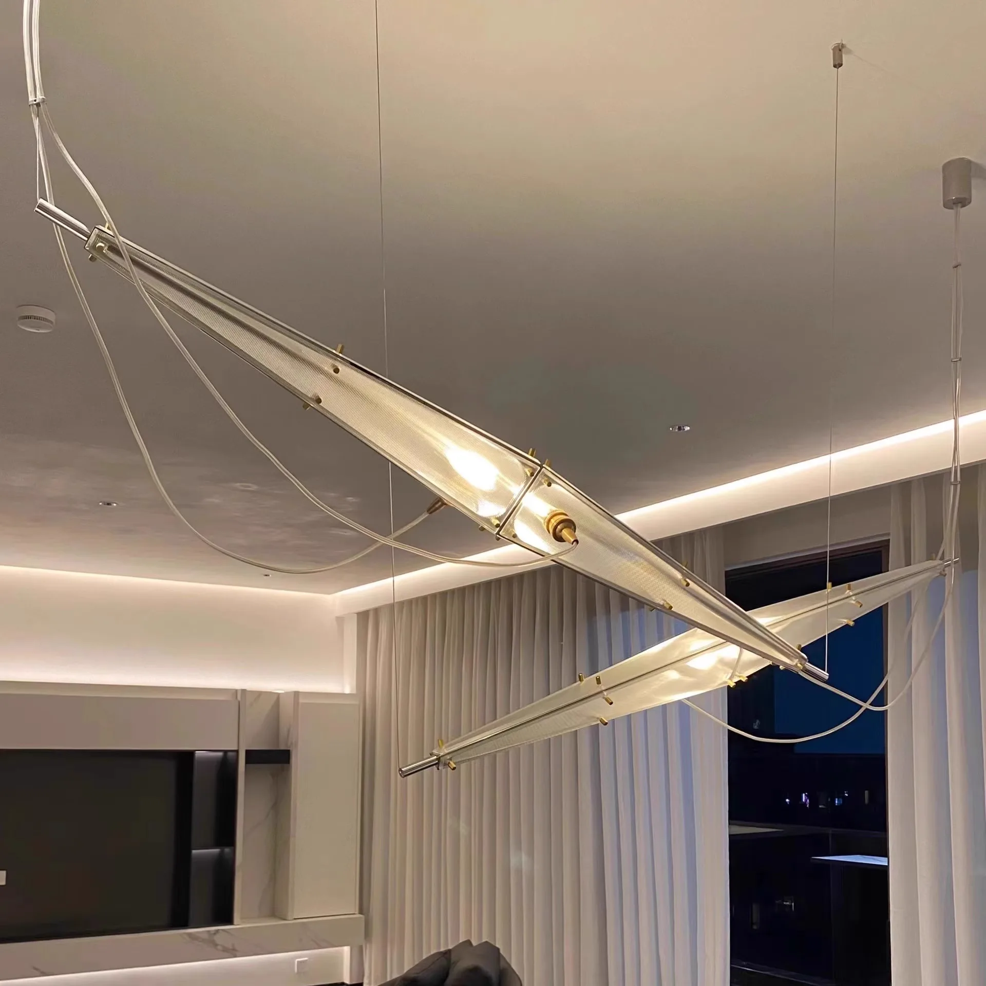 Designer Pendant Light Dining Room Creative Shape Art Industrial Style Living Room Loft Duplex Bauhaus Bar Chandelier Changeable