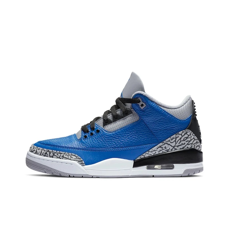 POIZON Jordan 3 Retro Varsity Royal Cement