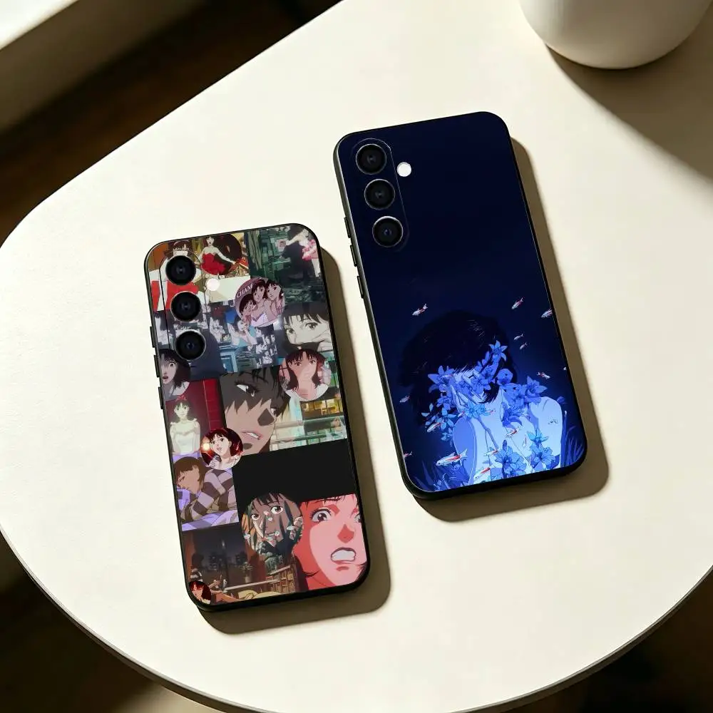Animated film P-Perfect Blue Phone Case Black Silicone Soft For Samsung Galaxy A73,A72,A71,A70,A53,A52,A51