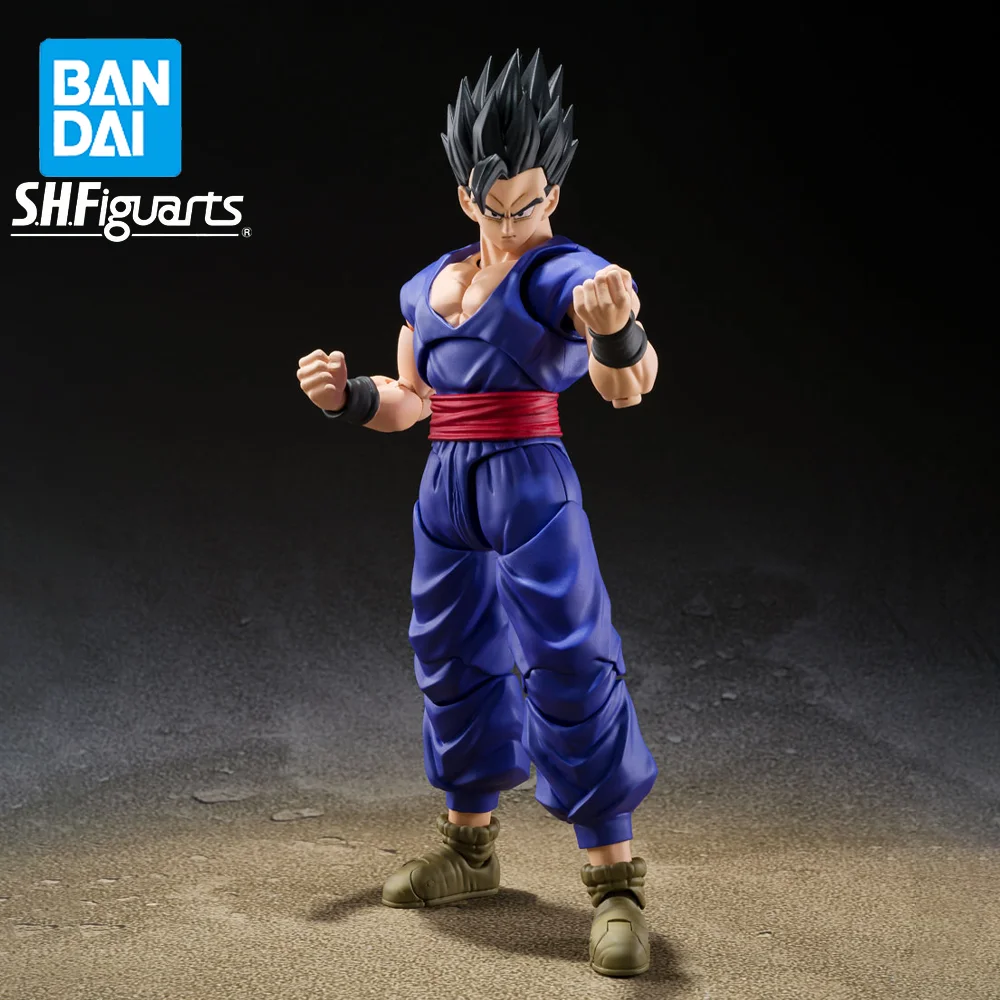 In Stock Original BANDAI SHFiguarts Dragon Ball Super Hero Ultimate Son Gohan Figure Action Anime Model Genuine Boxed Toy