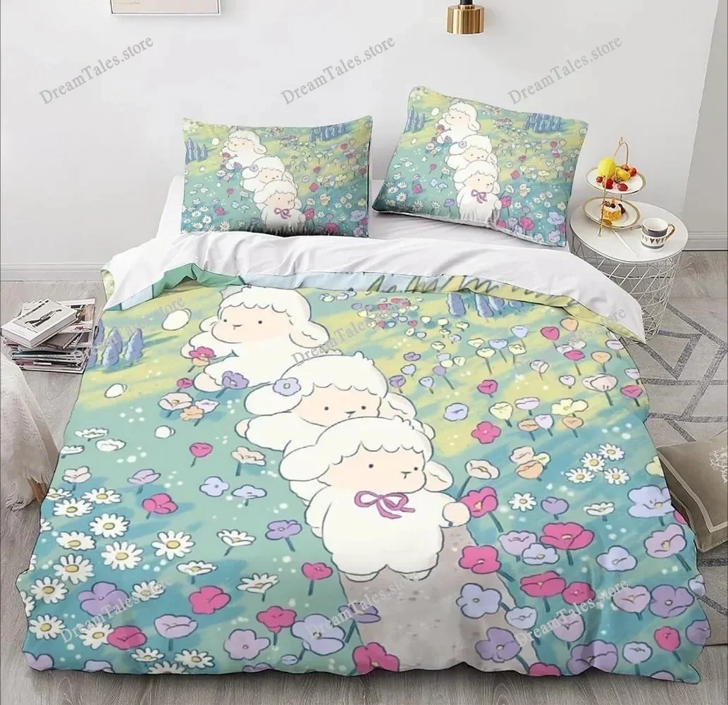 Microfibre Bedding Sets, 3DCartoonAnimal Motif, Children's Bed Linen with Zip Room Decor  Duvet Cover  for Teenagers  Adult741