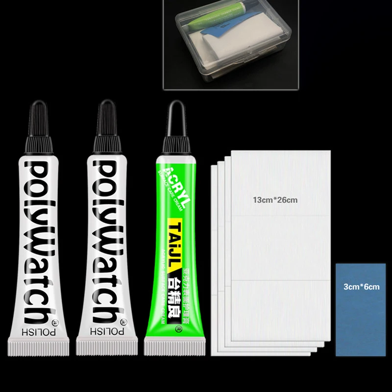 폴리워치 플라스틱 아크릴 시계 연마 페이스트, 스크래치 제거제, 안경 수리 샌딩 페이스트, 시계 5g