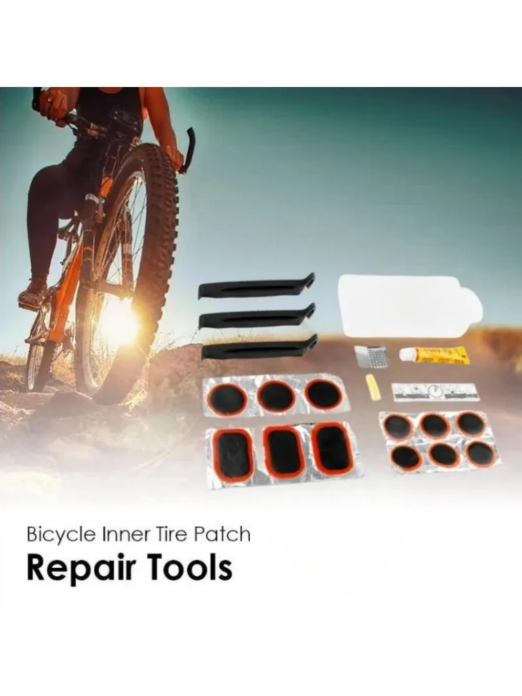 AliExpress Bike Tire Repair Kit Multifunctional Bike Repair Tool Tire Puncture Repair Kit Tire Fix Self-Adhesive Tire Patch Kit Flat Tire
