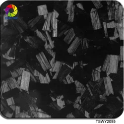 TSAUTOP TSWY2095 0.5*2m/10m Forge Carbon Fiber Water Transfer Printing Hydrographics Film