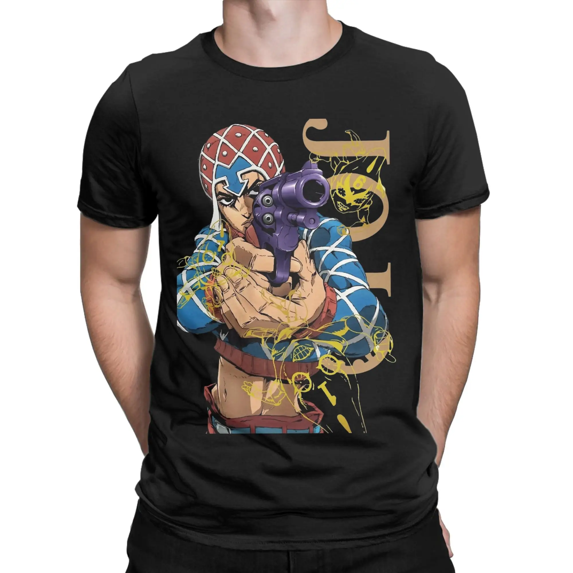 

Mens Womens JOJOS Bizarre Adventure Anime T Shirt Cotton New Arrival Tee Shirts The Best Jobro Clothing Outfits