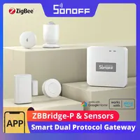 SONOFF ZBBridge-P Zigbee Bridge interruptor inalámbrico temperatura humedad movimiento puerta/sensor de ventana funciona con WiFi a través de la aplicación eWeLink