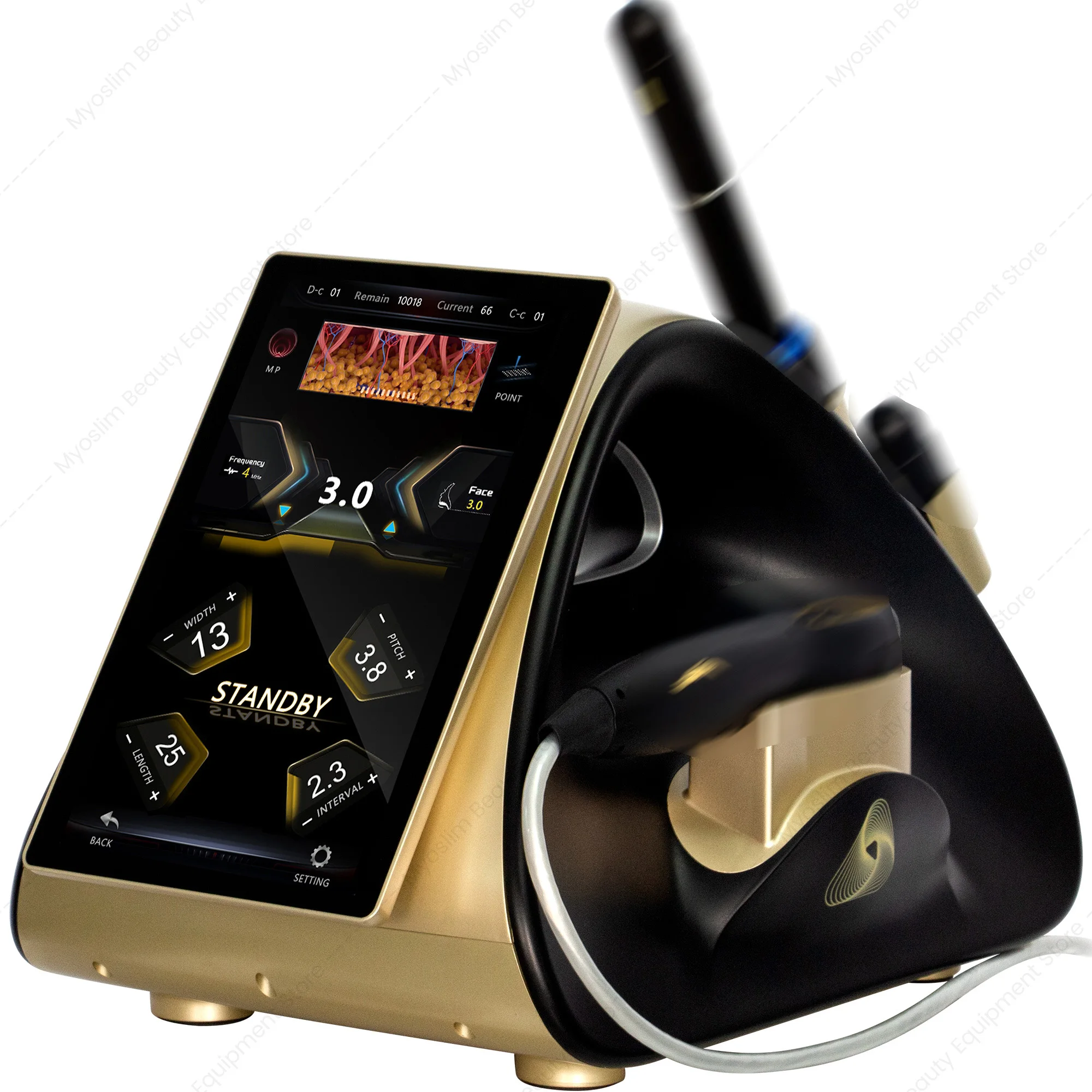 New 3 IN 1 22D Ultra Beauty Device for Facial Lifting Anti-Aging Body Shaping Intimate Tightening