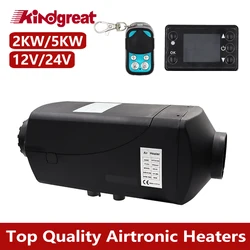 Top Quality LCD Switch With Remote Function 12v 24v 2kw 5kw Airtronic Parking Diesel Heaters Similar Eberspacher Airtronic D2 D4