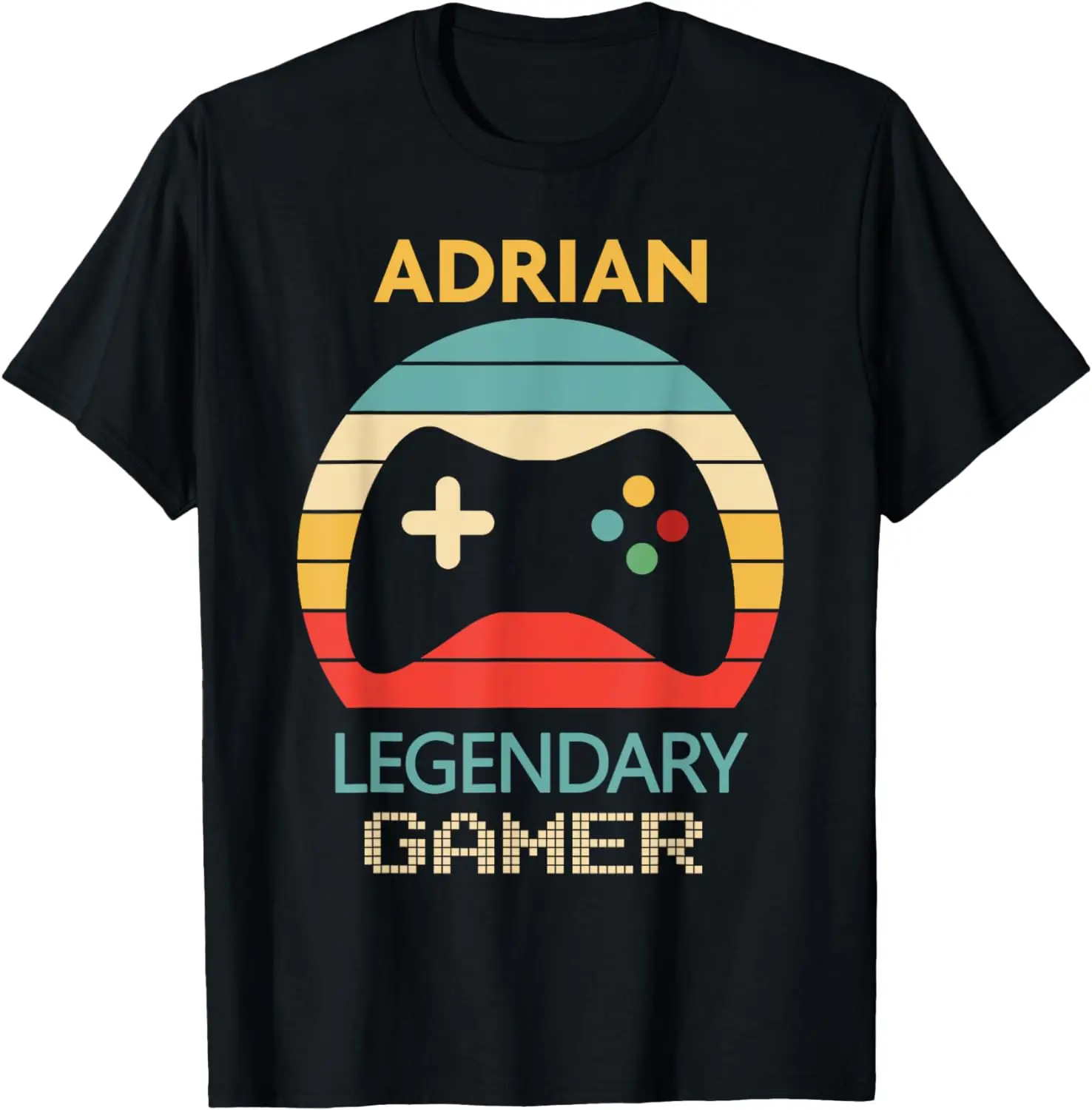 

Adrian Name Gift - Personalized Legendary Gamer T-Shirt