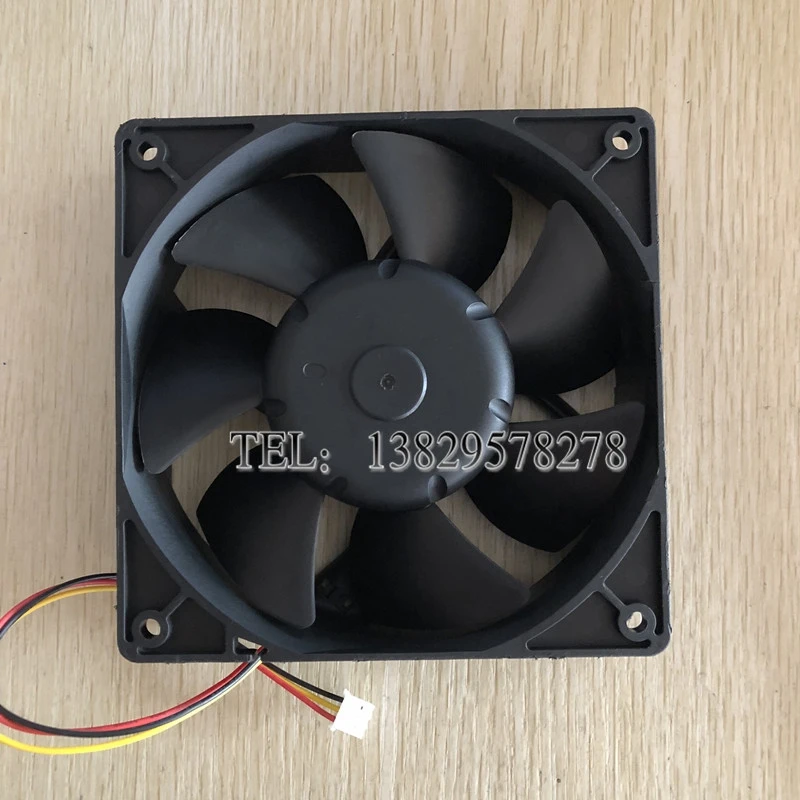 JAMICON JF1238B1SM-R DC 12V 0.80A 120x120x38mm 3-Wire Server Cooling Fan