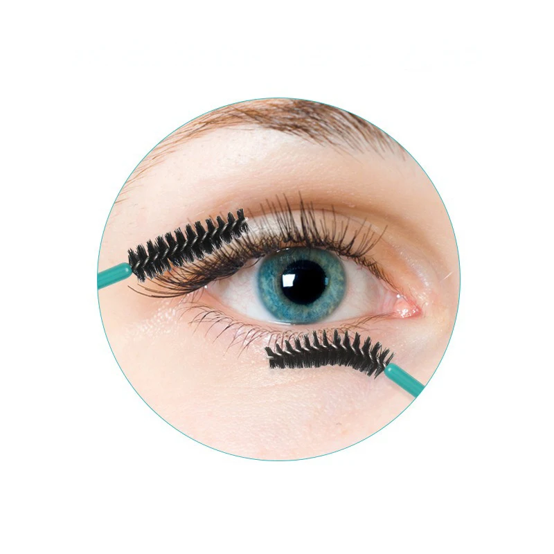 50Pcs Disposable Eyelash Brush Eyelashes Extension Eyebrow Brush Mascara Wands Applicator Spoolers Eye Lashes Cosmetic Makeup