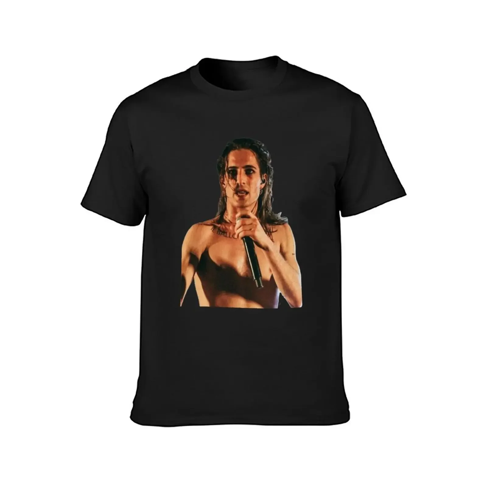 Damiano David T-Shirt cute tops Short sleeve tee cotton t shirt men