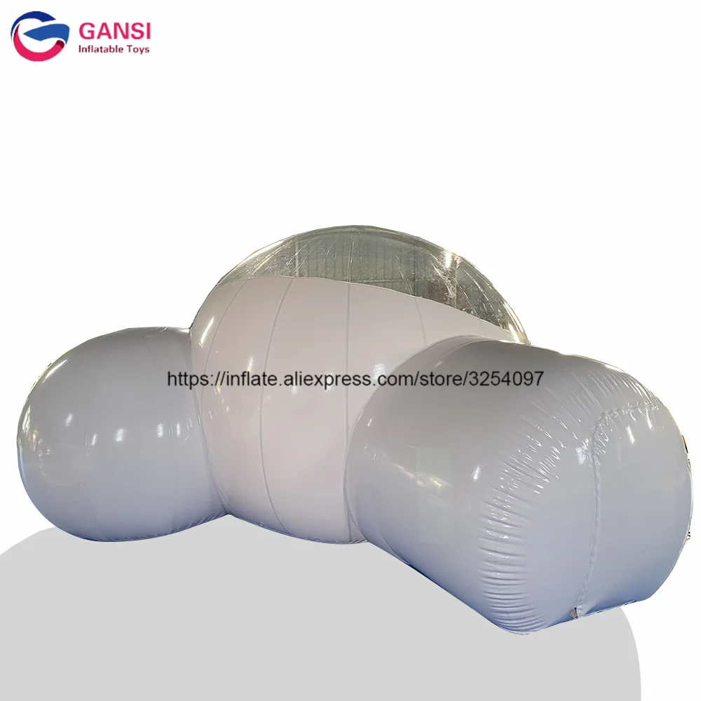 Commercial inflatable bubble dome tent clear inflatable luxury tent for outdoor camping