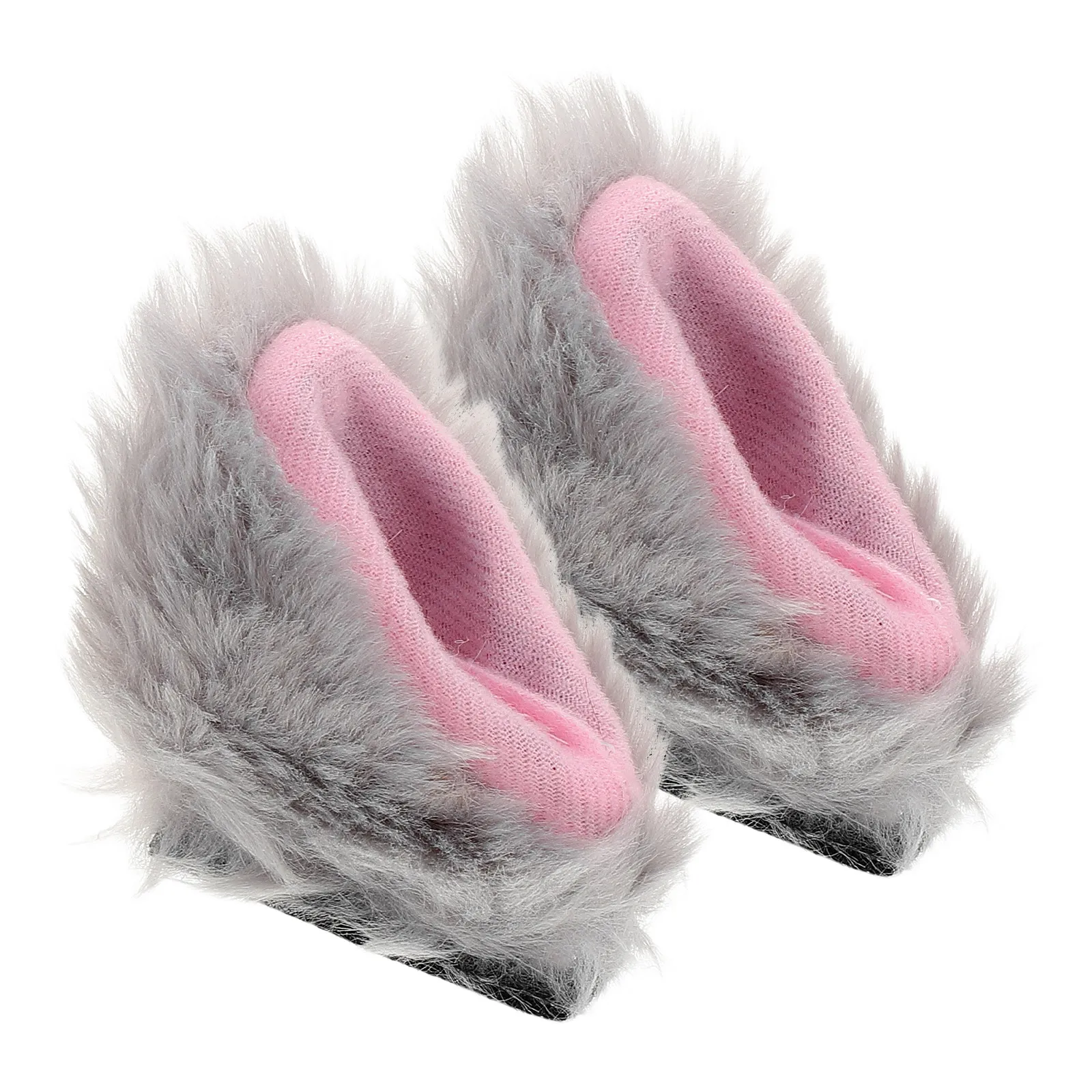 

2Pcs Ear Decorations for Motorcycle Electric Bike Creative Suction Cup Mount Soft Ears Accessories Fun Style