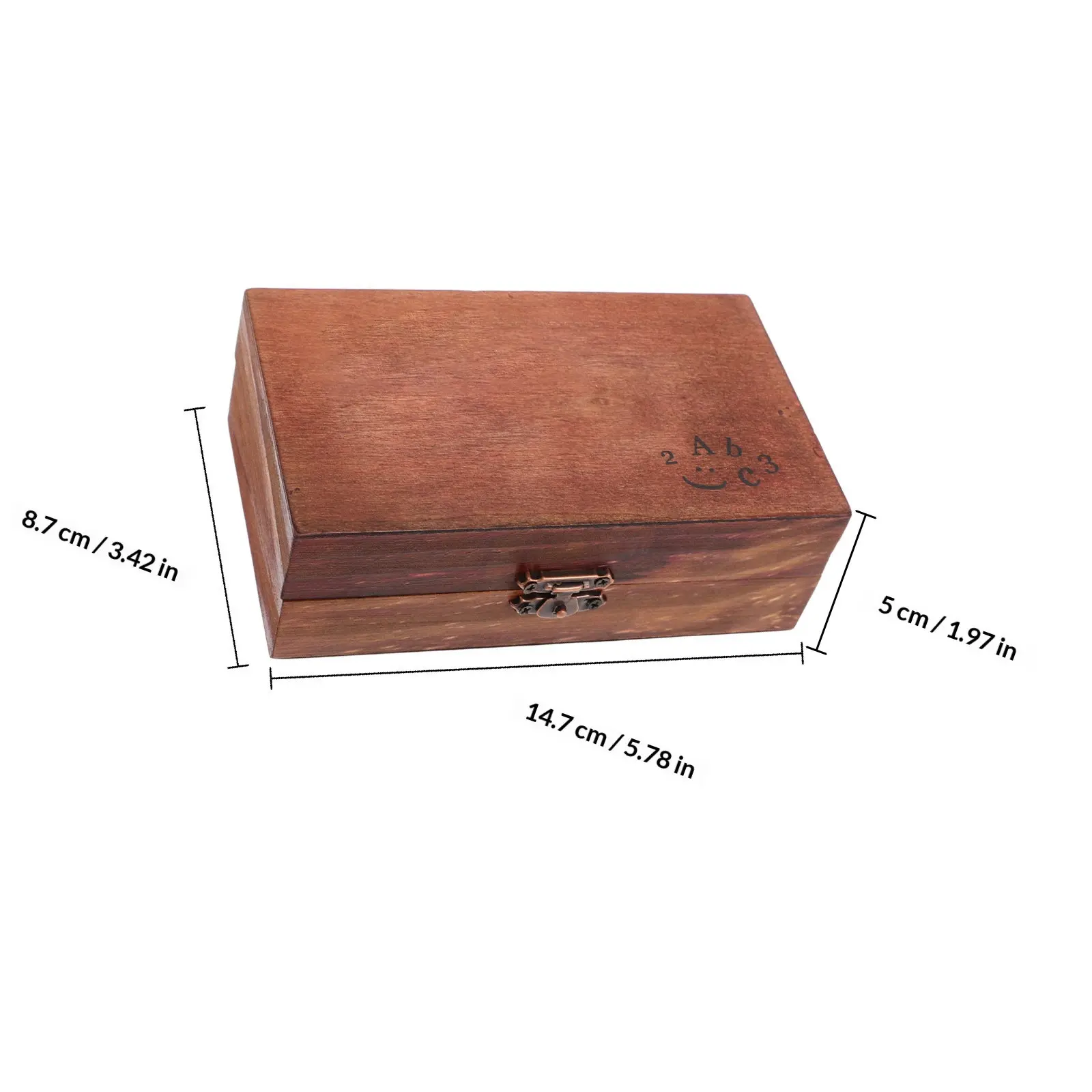 70Pcs Digital Alphabet Number Letter Rubber Stamps Vintage Style in Wooden Box Case Creative Craft Stamp Set Rubber Stamps