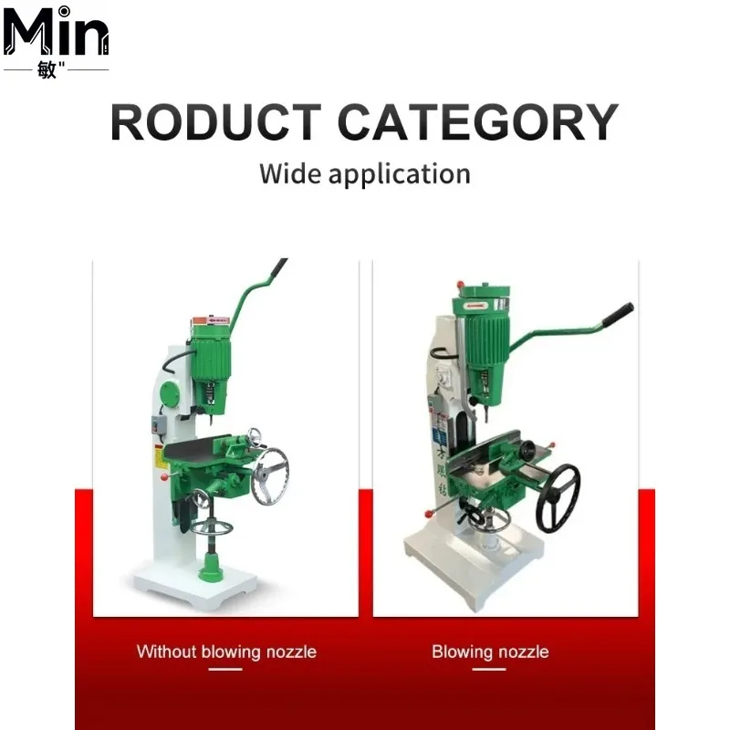 Square Hole Mortising Tenoning Punching Tool Woodworking Mortiser Machine for DIY Woodworking Projects