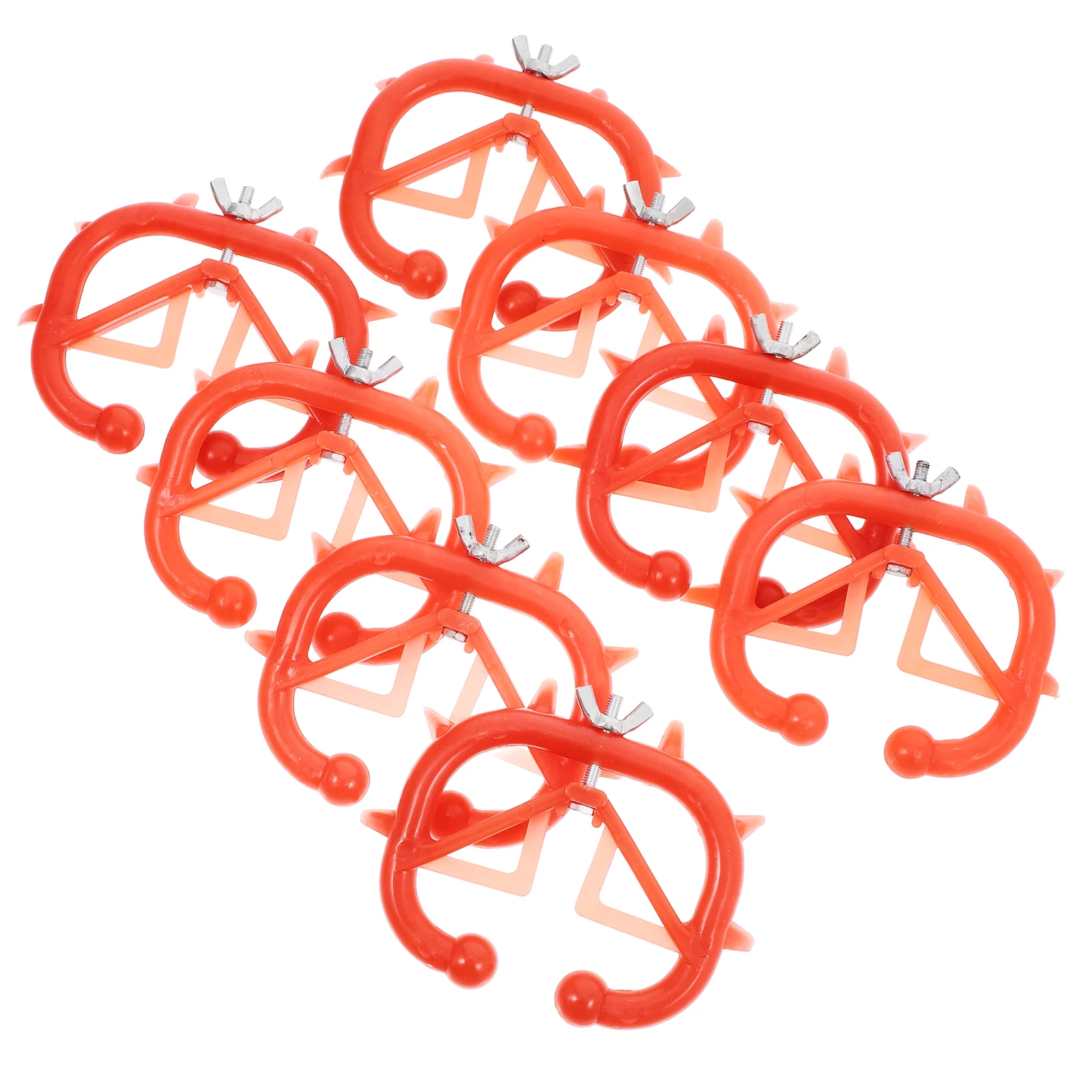 8pcs Cattle Nose Ring Lightweight Durable Bull Cow Weaning Tool Thick Clip Portable Livestock Accessories Sturdy Calf Weaner