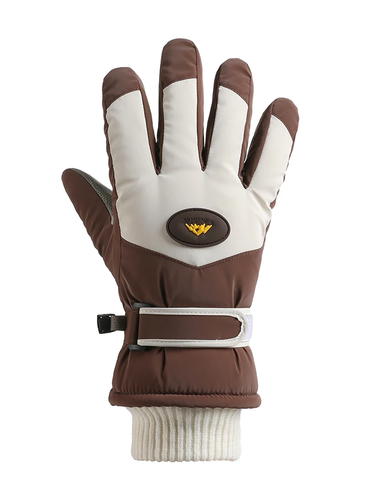 AliExpress Women’s Thick Insulated Winter Gloves Stylish Outdoor Cycling Ski Gloves Full-Finger Touchscreen