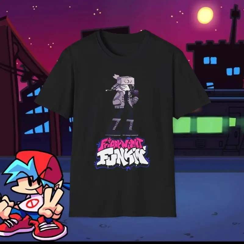 Ruv Friday Night Funkin Mid Fight Masses Pink Purple Character Art T-Shirt