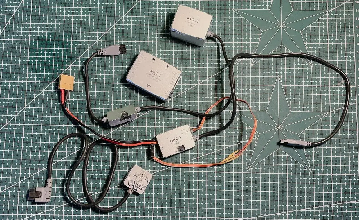 Used AGRAS MG-1 MG1P MG1 flight controller FC + IMU + PMU +LED module for DJI AGRAS replacement parts
