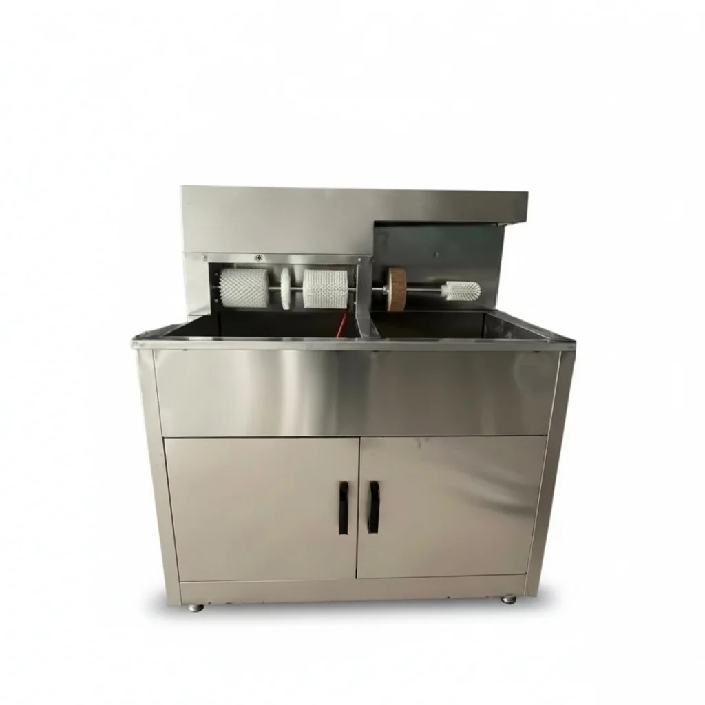 Commercial Sneaker Washer, Stainless Steel 110x58x120cm Industrial Shoe Washing Machine, Heavy Duty Shoe Dryer Combo