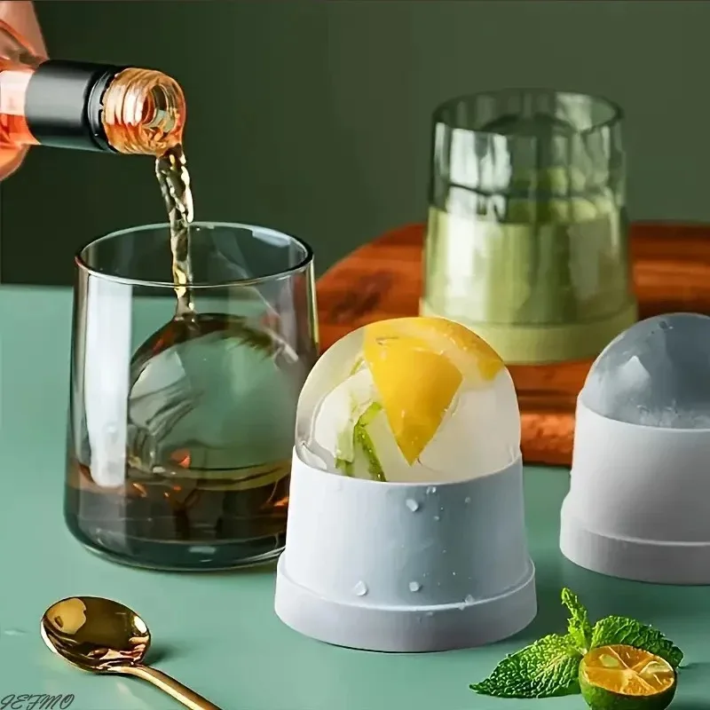 Silikon DIY hausgemachte Eishockey Box Runde kreative große Eiswürfelform Bar Whiskey Cocktail Getränk Sommer Gefrierschrank Kühlwerkzeug