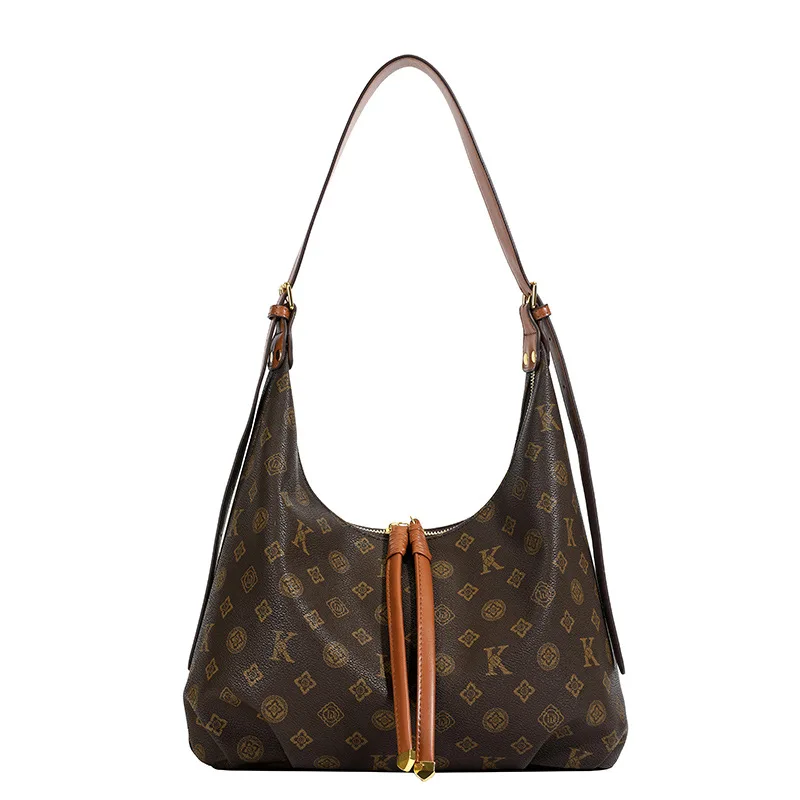 

2025 SS Spacious Vintage-Inspired Shoulder Bag, Multi-Way Convertible Crossbody Purse for Women, Architectural Day to Night Tote