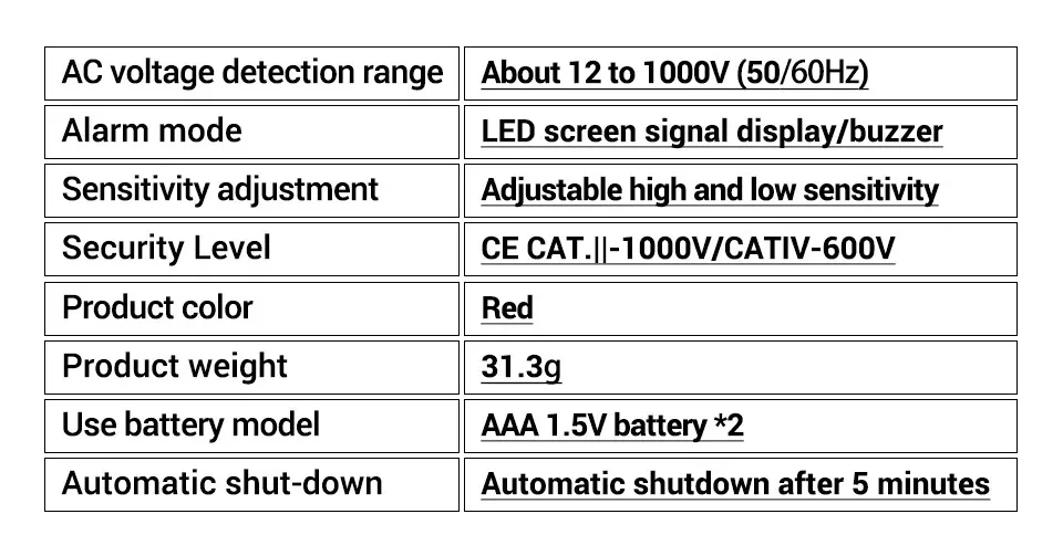 Intelligentes Multimeter-Set Wiederaufladbar ANENG High-End Touchscreen 6000-Anzeigen Multimeter AC/DC Spannungs- und Strommessgerät – Detail 26