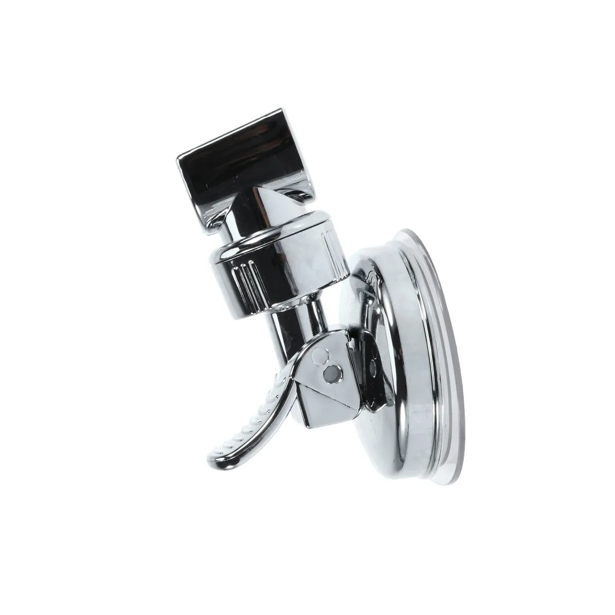 Premium Adjustable Shower Handset Holder with Strong Suction Cup for Flat Smooth Surfaces Height Angle Fully Customizable