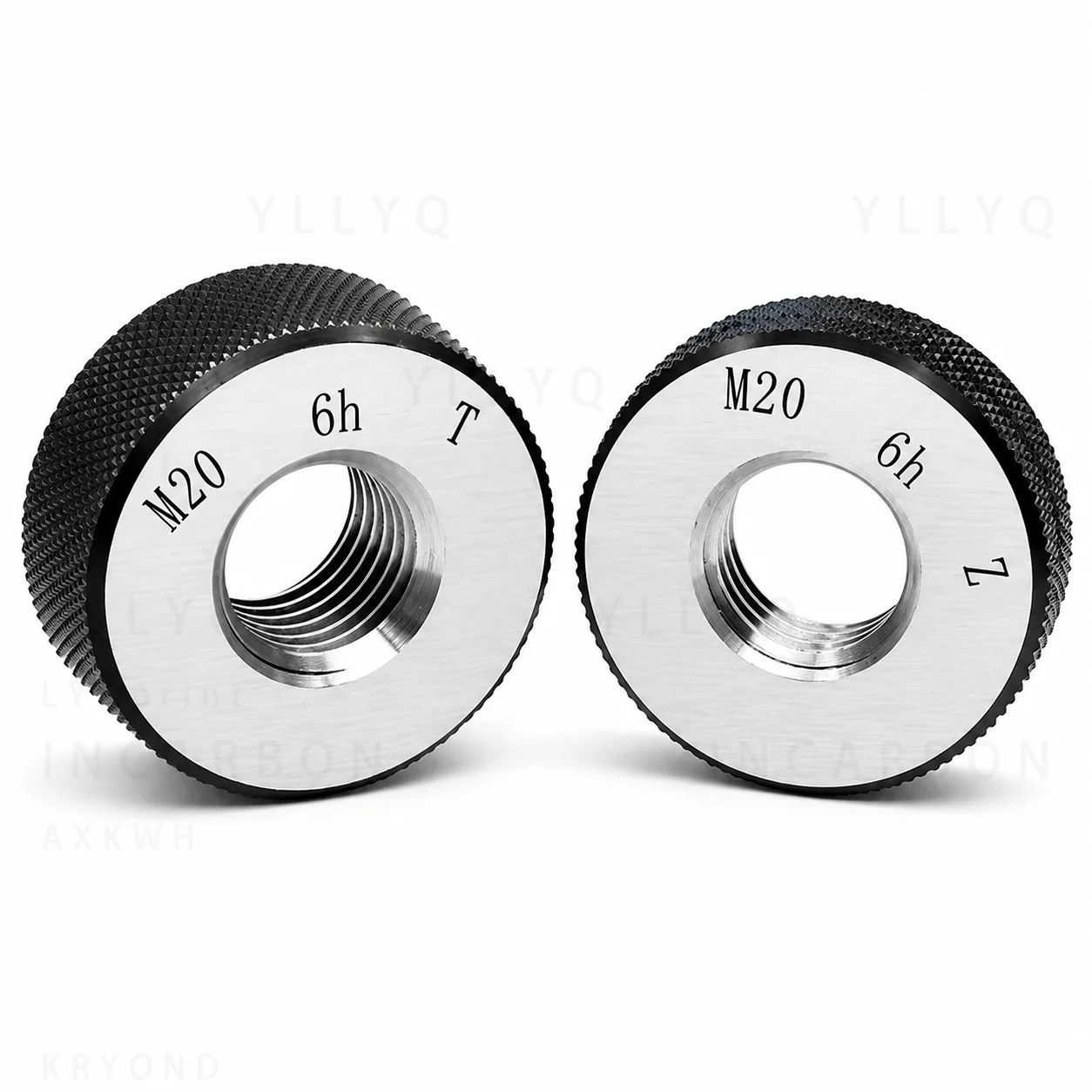 6h Fine Thread Ring Plug Gauge Set 1 Pitch Smooth Plug Gauge 1SET M8 M9 M10 M11 M12 M14 M16 M20 M30 M40 M50 M60