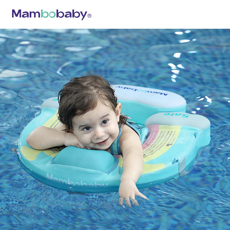 Mambobaby Solid Non-inflatable Newborn Baby Waist Float Lying Swimming Ring Pool Toys Swim Ring Swim Trainer For Infant Swimmers