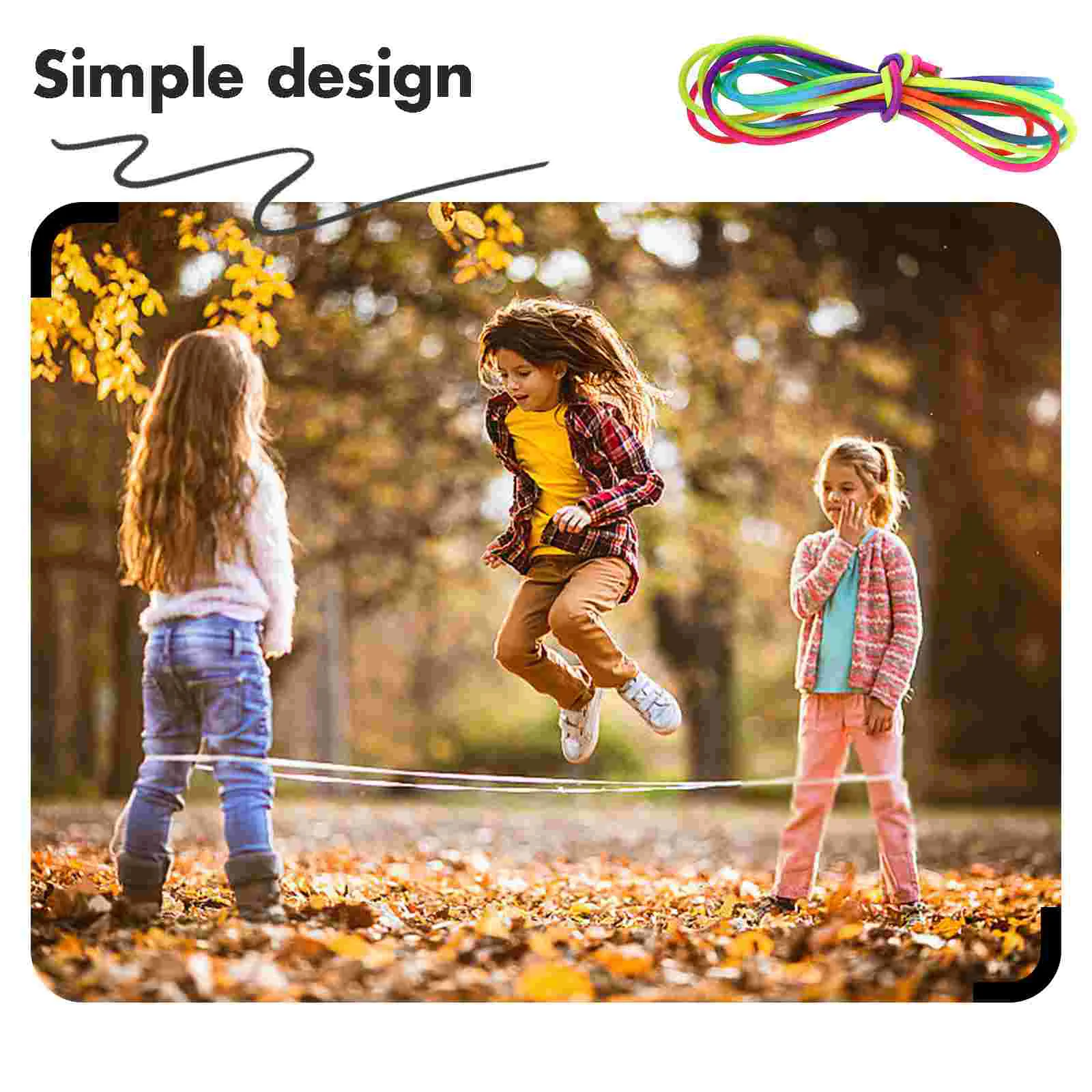 Kid Jumping Rope Outdoor Toys for Kids Elastic Ropes Funny Skipping Ribbon Child