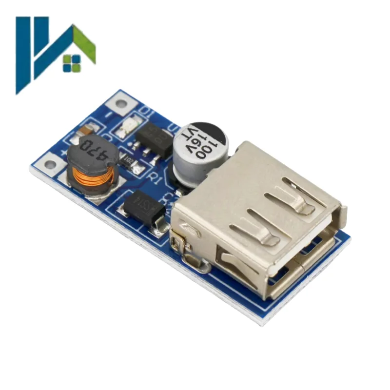 DC-DC Boost Module 0.9V~5V to 5V 600mA USB Boost Circuit Board Mobile Power Boost Converter