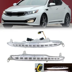 Front Bumper Driving LED Fog Light For KIA K5 Optima 2011 2012 2013 2014 Daytime Running Light Fit Car Accessories
