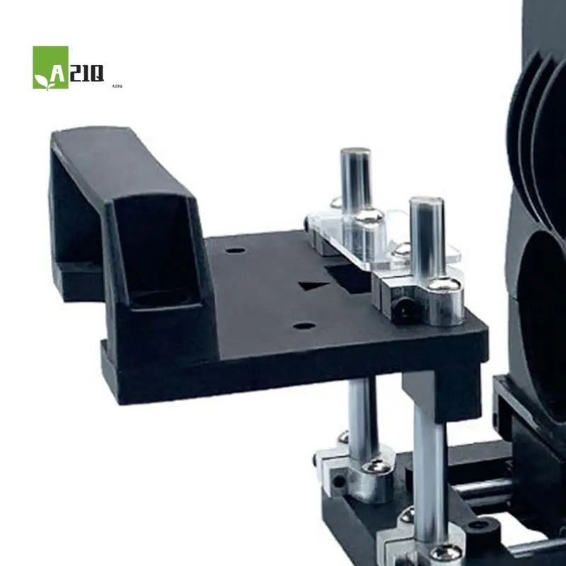 

A21Q -2-In-1 Invisible Fastener Opening Punching Locator Black Nylon Trimming Machine Cabinet Board Side Hole Fixture