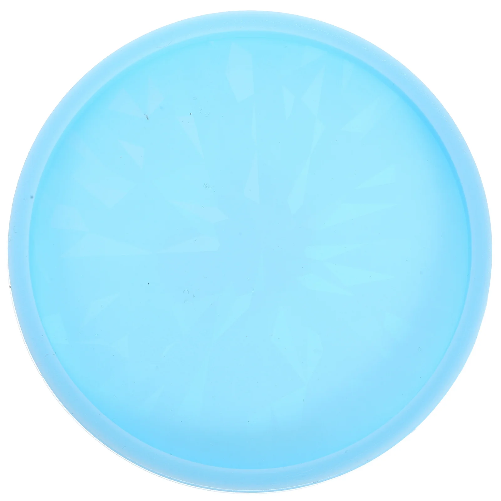 قالب كوستر ثلاثي الأبعاد من السيليكون المستدير على شكل ندفة الثلج للراتنج DIY قالب كوستر إيبوكسي للحفلات والمقهى