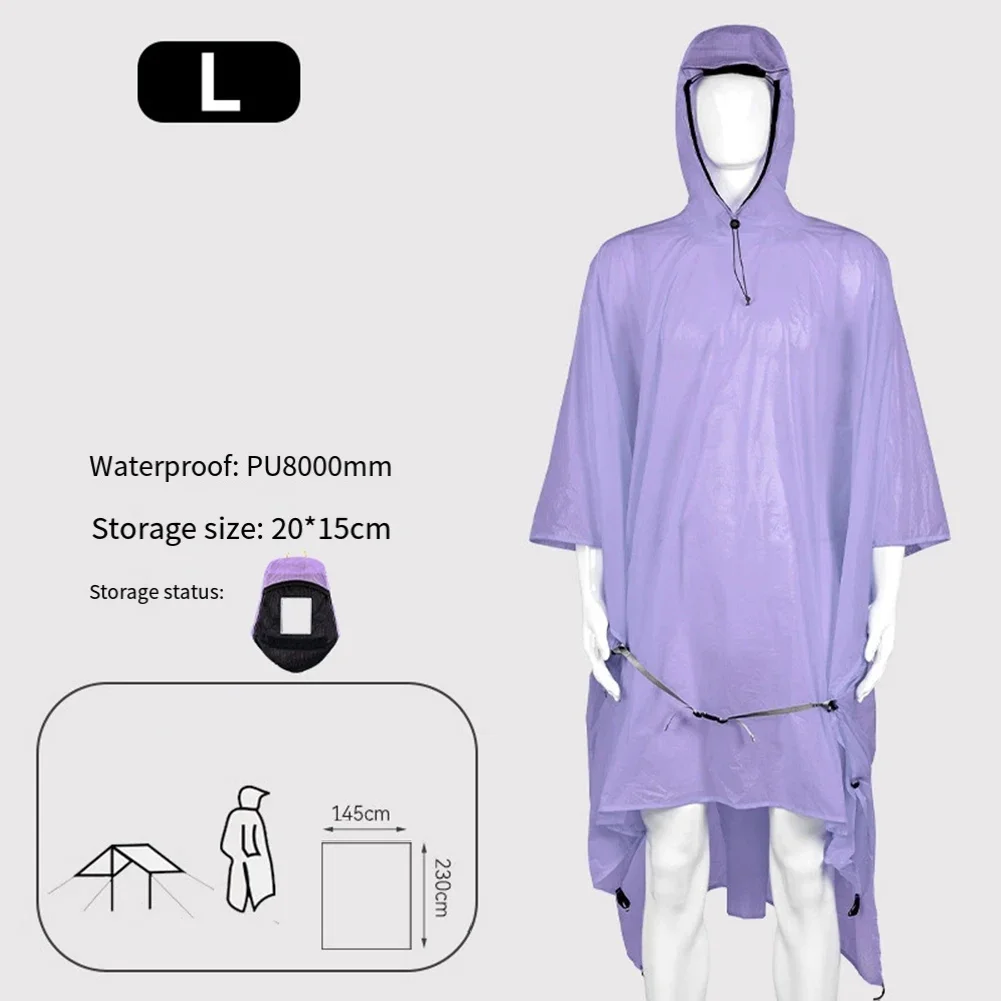 

Camping Trips Camping Canopy Silicone Nylon 360-degree Brim Double-layer Stitching Easy To Carry Lightweight Design