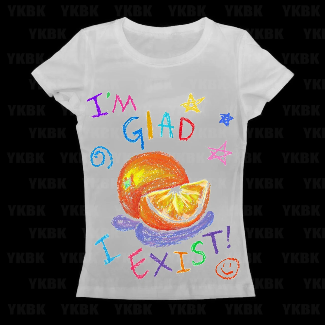Je suis heureux d'exister ! Affiche oranges inspirée du poème de Wendy Cope, T-shirt The Orange pour femmes, T-shirts d'été