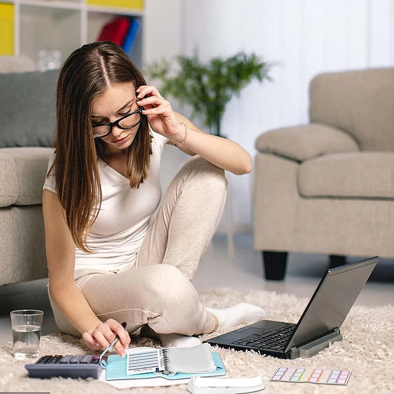 Папка для бумаг формата А6, мини-папка с листьями, с уникальной защелкой