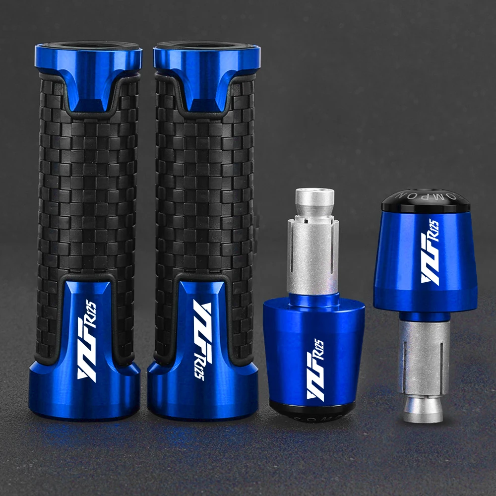 FOR YAMAHA YZFR125 YZF R125 YZF-R125 2008-2023 2022 2021 2020 2019 18 Motorcycle 7/8'' 22mm handlebar grip end handle bar grips