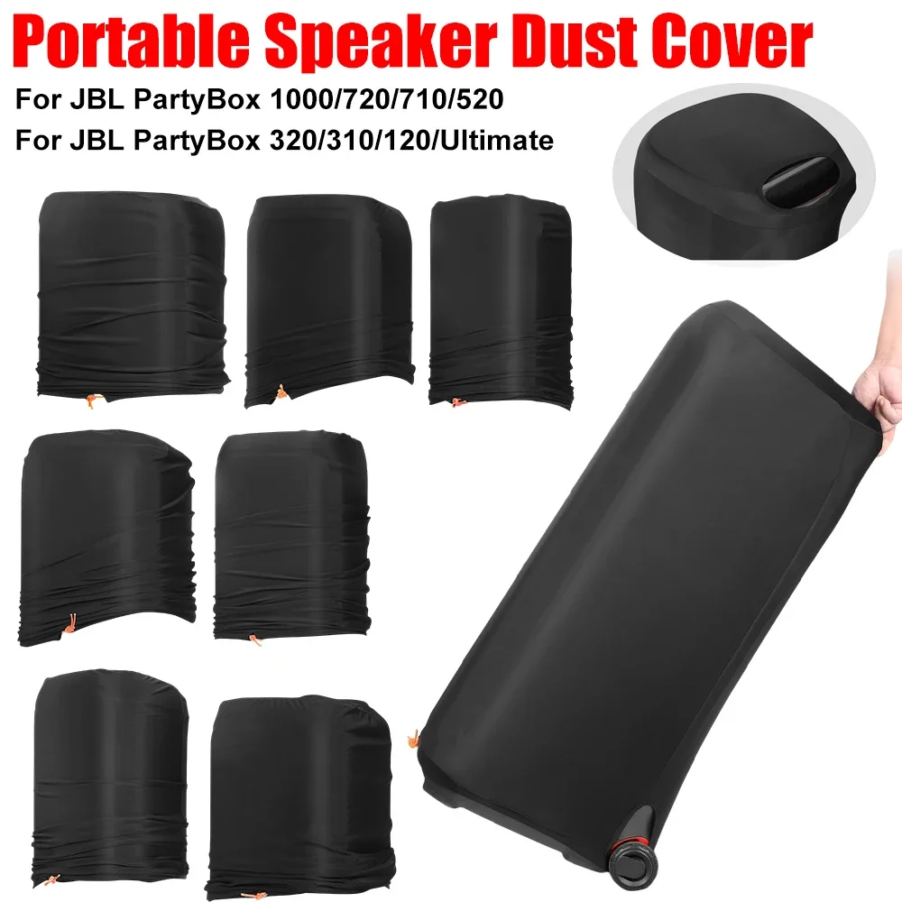 Capa para alto-falante jbl partybox 720, capa protetora elástica contra poeira para jbl partybox 1000/720/710/520/320/310/120/ultimate
