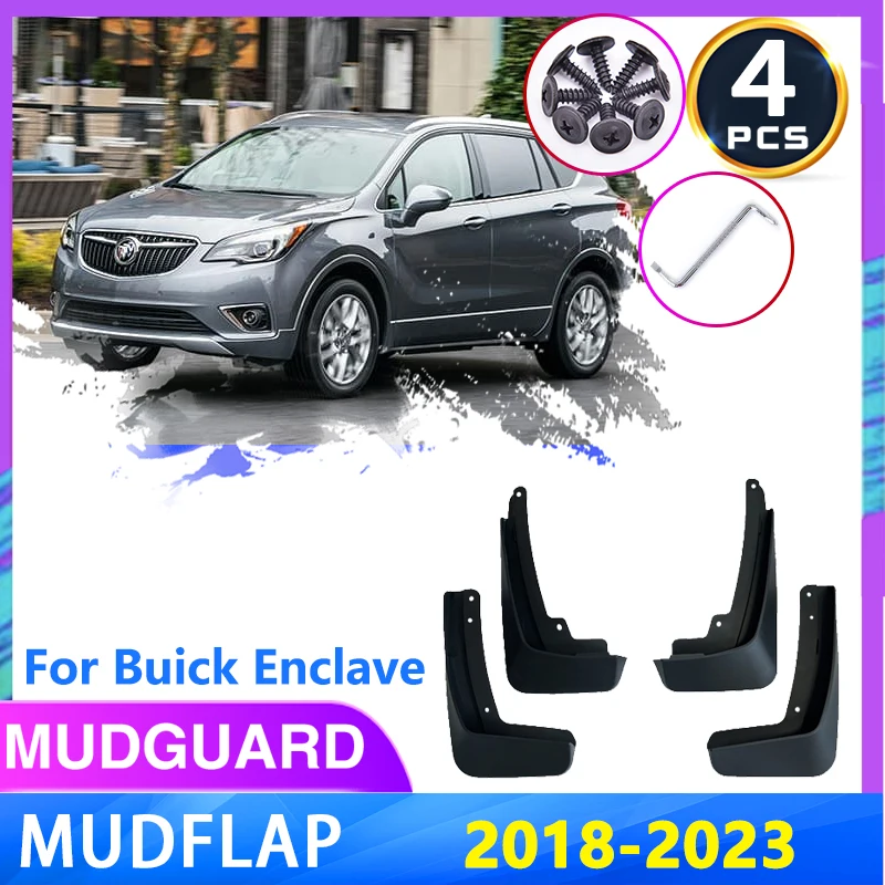 

4PCS Car Mudguards For Buick Enclave Avenir 2018 2019 2020 2021 2022 Car Guard Splash Flap Mud Flaps Fenders Auto Accessories