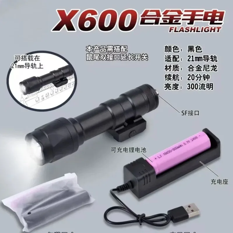 Easy Wipe Clean M600 High Bright Strobe Flashlight Daily M300A Desktop Ornament view 4