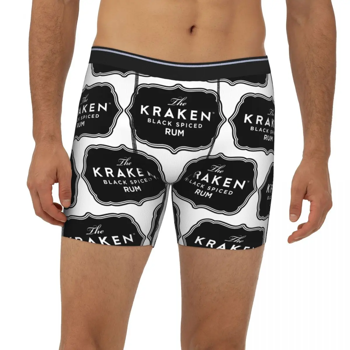 

Длинные трусы-боксеры Kraken Rum, короткие мужские трусы, удобное нижнее белье для мужчин, подарок бойфренду