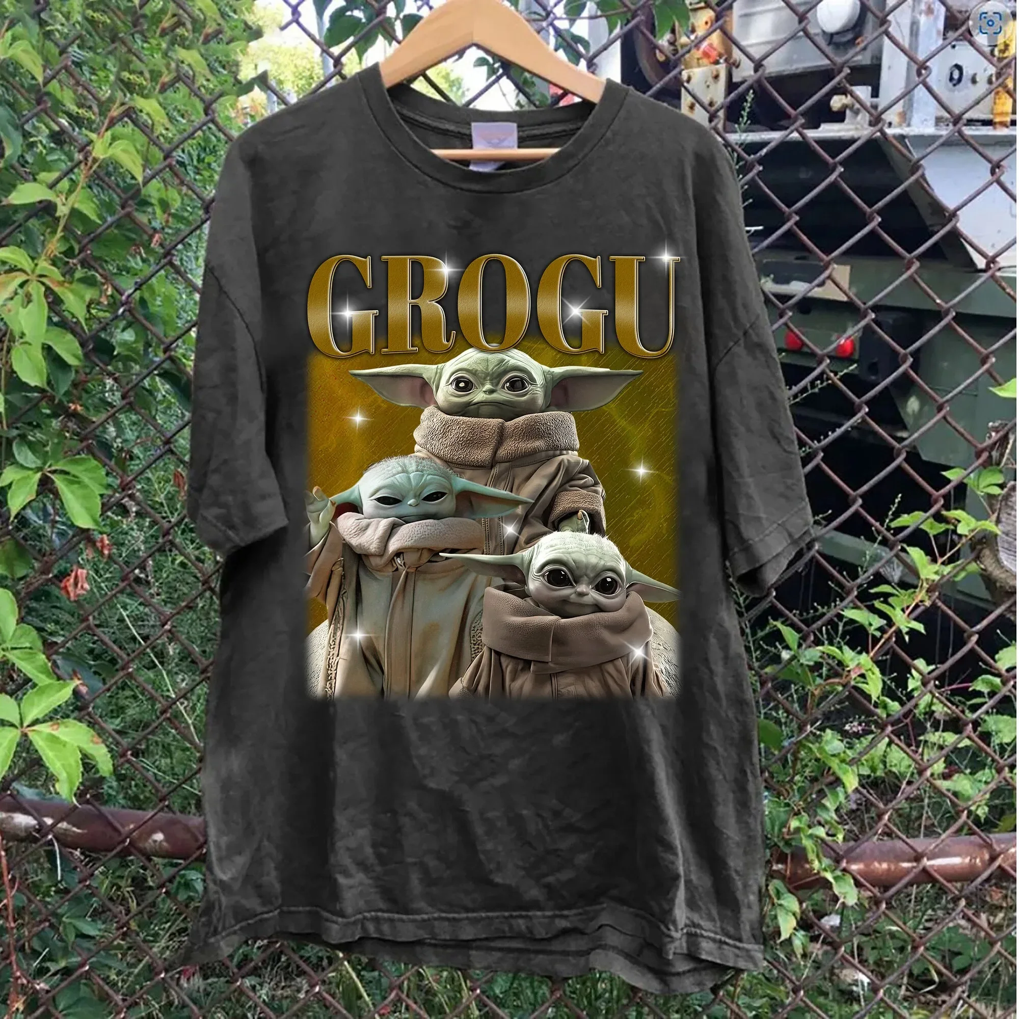 

Limited Grogu T Shirt SweaT Famous Super Star Character long or short sleeves