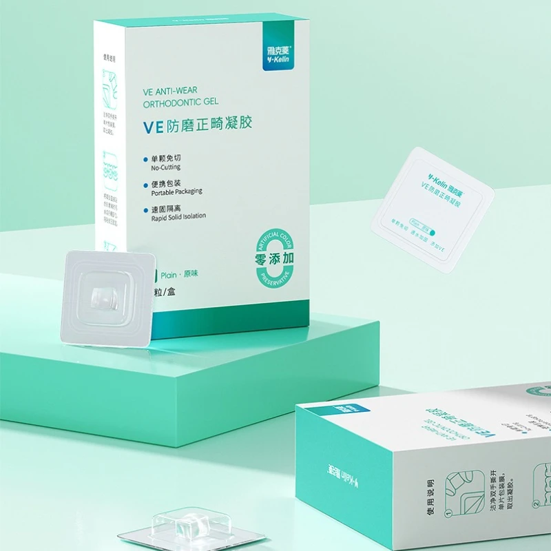 

30pcs Orthodontic Anti-Wear Corrective Gel Individual Hygienic Packaging Orthodontic Gel Suitable for All Seasons Oral Care