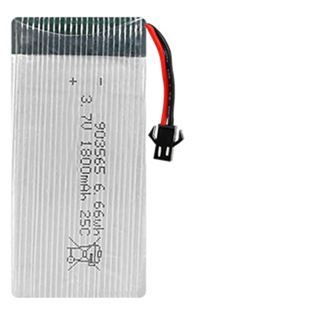 Rechargeable 3.7V 903565 25C 1800Mah Li-Polymer Li Battery For Remote Control Aircraft H107D X5Sw X5Sc X3 X4 Rc Drone  X5C