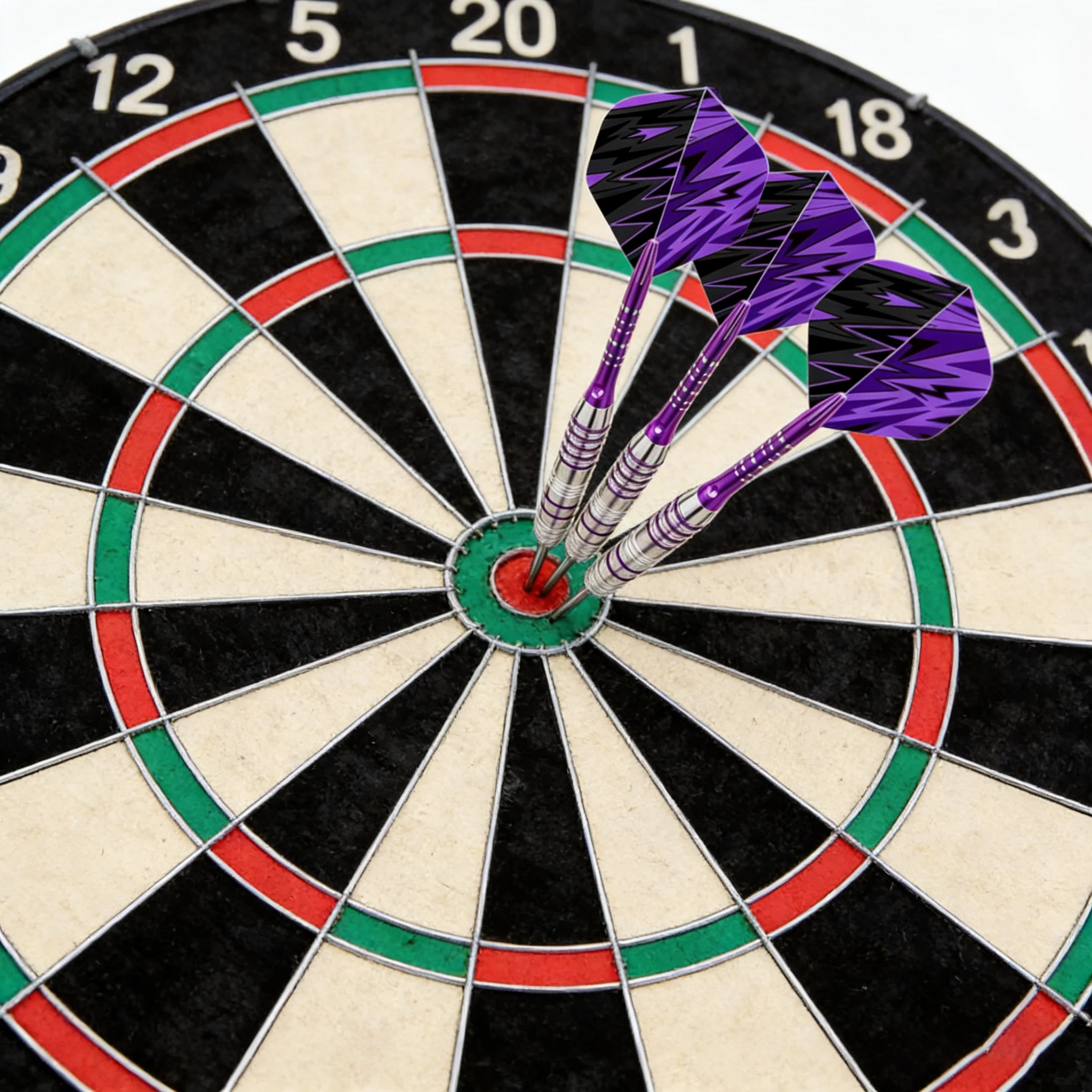 

MuqiNush 3 Pcs Steel Tip Darts Set Metal Barrel Printed Dart Flights Shafts Storage Case For Professional Dartboard Game